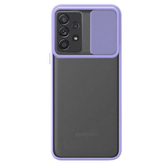 CaseUp Samsung Galaxy A52s Kılıf Camera Swipe Protection Lila 2